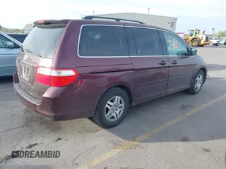2007 Honda Odyssey EX-L with VIN 5FNRL38737B432708, listed as a IAAI auction lot 42116022 with 312,934 mi miles. Bid and sale history available at carsss.com. Image 4.