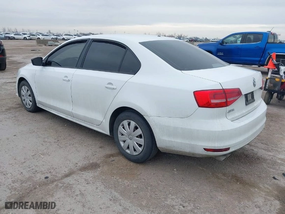 2015 Volkswagen Jetta Sedan 2.0L S with VIN 3VW2K7AJ1FM404527, listed as a IAAI auction lot 41404880 with 142,699 mi miles. Bid and sale history available at carsss.com. Image 3.