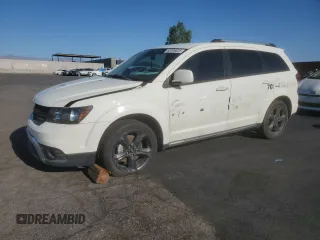 2018 Dodge Journey Crossroad z VIN 3C4PDCGG3JT499050, wystawiony jako Copart lot #60306025 z przebiegiem 72 017 mil mil oraz Czysty tytuł • Clean title. Historia ofert i sprzedaży dostępna na DreamBid. Obrazek 1.
