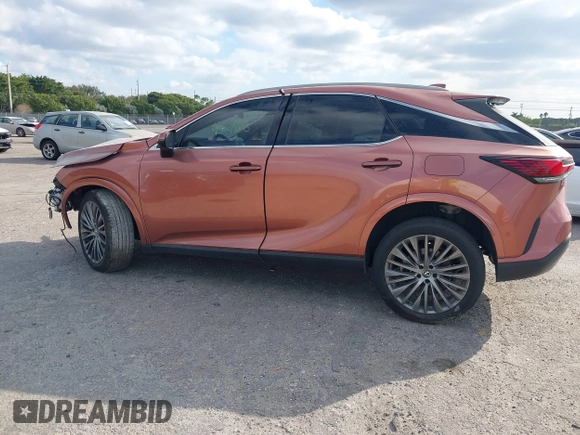 2023 Lexus RX 350 with VIN 2T2BAMBA9PC005437, listed as a IAAI auction lot 41283210 with 45,466 mi miles and . Bid and sale history available at DreamBid. Image 3.
