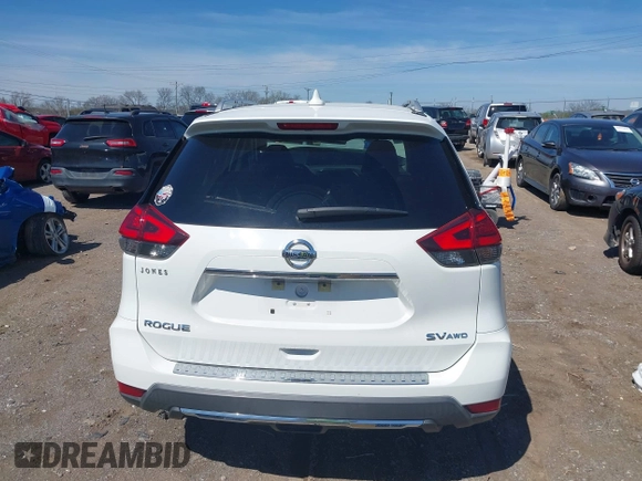 2017 Nissan Rogue SV with VIN KNMAT2MV5HP603526, listed as a IAAI auction lot 41847529 with 119,428 mi miles and . Bid and sale history available at carsss.com. Image 15.