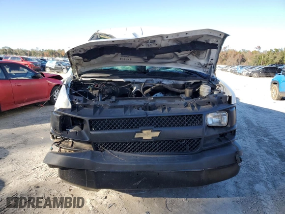 2017 Chevrolet Express Cargo Van with VIN 1GCZGHFG3H1135498, listed as a Copart auction lot 83782144 with 0 mi miles and Salvage Title. Bid and sale history available at carsss.com. Image 5.