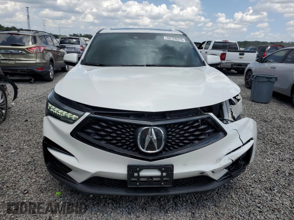 2021 Acura RDX w/A-Spec Package with VIN 5J8TC2H6XML035465, listed as a Copart auction lot 55128375 with 51,578 mi miles and Salvage title. Bid and sale history available at DreamBid. Image 5.