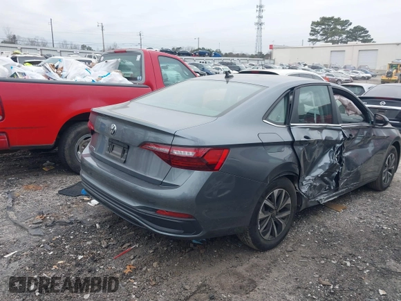 2023 Volkswagen Jetta S с VIN 3VW5M7BU6PM052577, выставлен на аукционе IAAI как лот 41379501 с пробегом 36 150 миль миль и . История ставок и продаж доступна на DreamBid. Изображение 4.