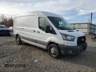 2023 Ford Transit Cargo with VIN 1FTBR2C8XPKA42105, listed as a Copart auction lot 80028384 with 136,464 mi miles and Salvage title. Bid and sale history available at DreamBid. Image 4.