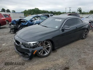 2018 BMW 4 Series 430i xDrive z VIN WBA4Z3C56JEC48743, wystawiony jako Copart lot #62464885 z przebiegiem 70 968 mil mil oraz Szkoda całkowita • Salvage title. Historia ofert i sprzedaży dostępna na DreamBid. Obrazek 1.