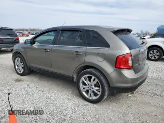 2013 Ford Edge Limited with VIN 2FMDK3KCXDBA08398, listed as a Copart auction lot 45166034 with 131,655 mi miles and Salvage title. Bid and sale history available at DreamBid. Image 2.