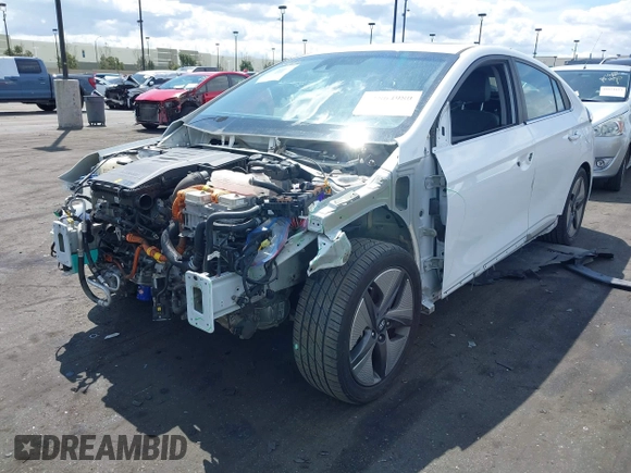 2020 Hyundai Ioniq Limited with VIN KMHC05LC3LU233962, listed as a IAAI auction lot 41864980 with 111,258 mi miles and . Bid and sale history available at DreamBid. Image 19.