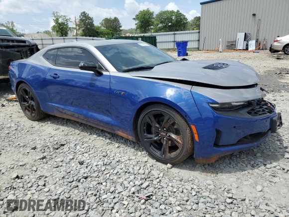 2023 Chevrolet Camaro LT1 with VIN 1G1FF1R78P0113017, listed as a Copart auction lot 55322845 with 32,392 mi miles and Salvage Title. Bid and sale history available at DreamBid. Image 4.