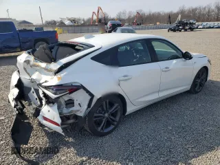 2024 Acura Integra Technology with VIN 19UDE4H64RA012647, listed as a Copart auction lot 48589755 with 10,299 mi miles and Salvage title. Bid and sale history available at DreamBid. Image 3.