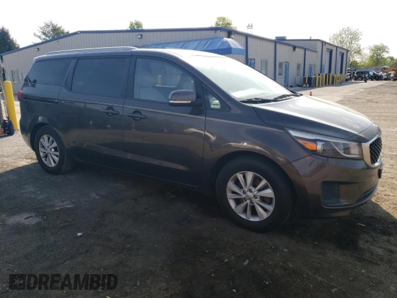 2016 Kia Sedona LX with VIN KNDMB5C16G6182517, listed as a Copart auction lot 55038605 with 196,498 mi miles and Clean Title. Bid and sale history available at carsss.com. Image 4.