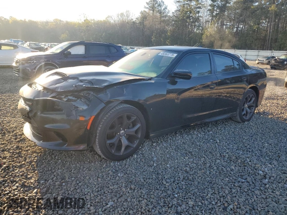 2018 Dodge Charger SXT Plus with VIN 2C3CDXHG6JH210275, listed as a Copart auction lot 49353775 with 152,551 mi miles and Salvage Title. Bid and sale history available at carsss.com. Image 1.