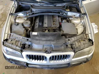 2005 BMW X3 2.5i with VIN WBXPA734X5WC50438, listed as a Copart auction lot 52978285 with 137,175 mi miles and Non Repairable. Bid and sale history available at carsss.com. Image 12.