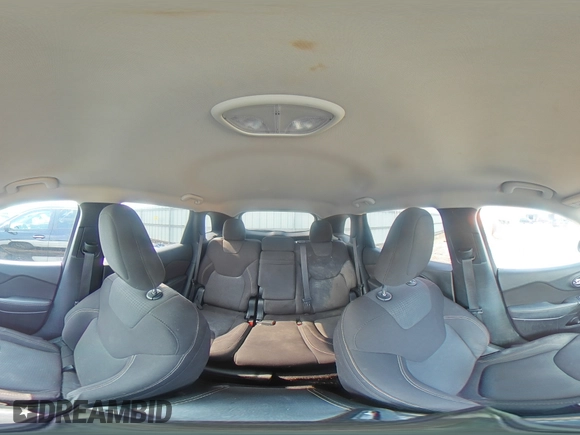 2017 Jeep Cherokee Latitude with VIN 1C4PJLCBXHW534318, listed as a Copart auction lot 59380155 with 101,051 mi miles and Salvage title. Bid and sale history available at DreamBid. Image 15.