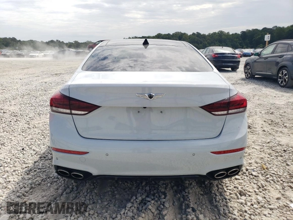 2019 Genesis G80 3.3T Sport with VIN KMTFN4JB8KU313006, listed as a Copart auction lot 69865804 with 126,992 mi miles and Salvage Title. Bid and sale history available at carsss.com. Image 6.