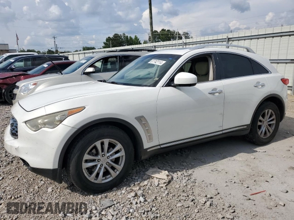 2010 Infiniti FX35 with VIN JN8AS1MUXAM800305, listed as a Copart auction lot 61742114 with 172,274 mi miles and Salvage Title. Bid and sale history available at carsss.com. Image 1.