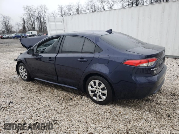 2022 Toyota Corolla LE with VIN JTDEPMAE2NJ204125, listed as a Copart auction lot 82973574 with 40,828 mi miles and Clean Title. Bid and sale history available at carsss.com. Image 2.