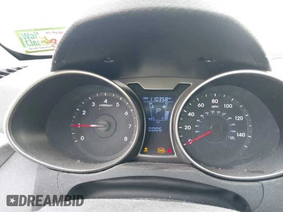 2013 Hyundai Veloster w/Black Int с VIN KMHTC6AD0DU122635, выставлен на аукционе IAAI как лот 41768900 с пробегом 110 358 миль миль и . История ставок и продаж доступна на DreamBid. Изображение 7.