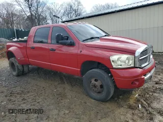2008 Dodge Ram 3500 Laramie with VIN 3D3MX49A68G181491, listed as a Copart auction lot 83808924 with 165,172 mi miles and Salvage Title. Bid and sale history available at carsss.com. Image 4.