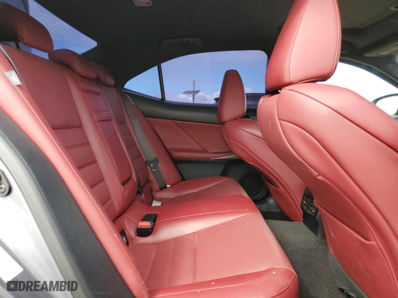 2015 Lexus IS 250 with VIN JTHBF1D28F5077847, listed as a Copart auction lot 45651795 with 107,812 mi miles and Salvage Title. Bid and sale history available at carsss.com. Image 10.