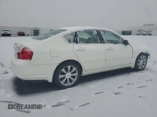 2006 Infiniti M with VIN JNKAY01F76M254594, listed as a Copart auction lot 42639595 with 180,846 mi miles and Salvage Title. Bid and sale history available at carsss.com. Image 3.