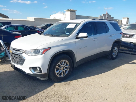 2019 Chevrolet Traverse LT Leather with VIN 1GNERHKW2KJ235242, listed as a IAAI auction lot 40596424 with 97,979 mi miles. Bid and sale history available at carsss.com. Image 18.