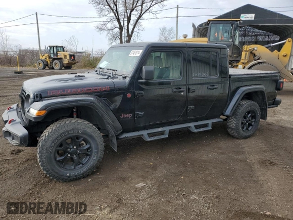 2022 Jeep Gladiator Rubicon with VIN 1C6JJTBG6NL118998, listed as a Copart auction lot 81451814 with 61,125 mi miles and Salvage title. Bid and sale history available at DreamBid. Image 1.