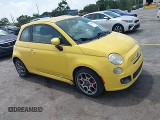 2012 FIAT 500 Sport with VIN 3C3CFFBR1CT200486, listed as a IAAI auction lot 42820080 with 127,287 mi miles and . Bid and sale history available at DreamBid. Image 1.