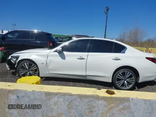 2020 Infiniti Q50 3.0t LUXE with VIN JN1EV7AR3LM253214, listed as a IAAI auction lot 41909214 with 55,460 mi miles. Bid and sale history available at carsss.com. Image 13.