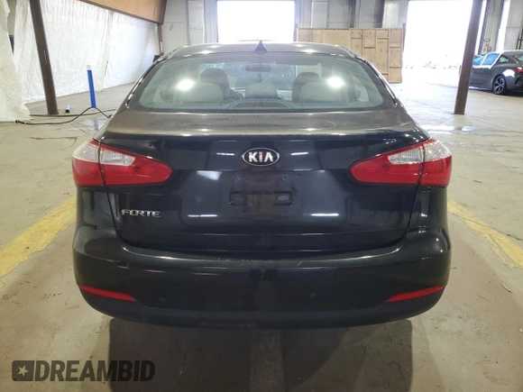 2016 Kia Forte LX with VIN KNAFK4A60G5501379, listed as a Copart auction lot 49219955 with 85,274 mi miles and Salvage Title. Bid and sale history available at carsss.com. Image 6.