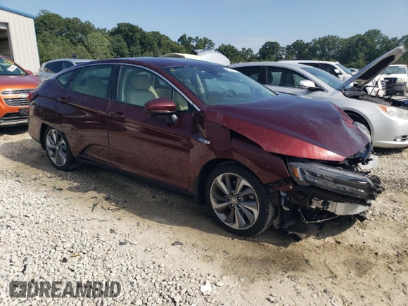 2018 Honda Clarity Plug-In Hybrid Touring with VIN JHMZC5F38JC018001, listed as a Copart auction lot 61747774 with 79,775 mi miles and Salvage Title. Bid and sale history available at carsss.com. Image 4.