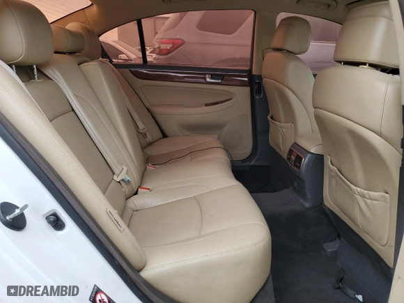2013 Hyundai Genesis 3.8L with VIN KMHGC4DD8DU243494, listed as a Copart auction lot 42259105 with 132,883 mi miles and Salvage Title. Bid and sale history available at carsss.com. Image 11.