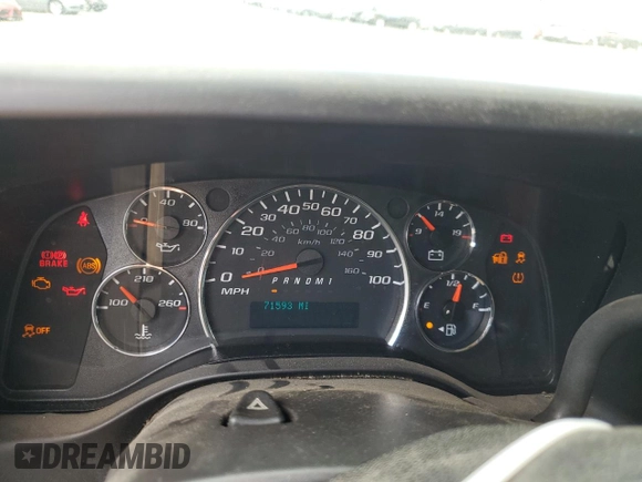 2016 Chevrolet Express Cargo with VIN 1GCWGAFF0G1228866, listed as a Copart auction lot 65495695 with 71,593 mi miles and Salvage title. Bid and sale history available at DreamBid. Image 9.