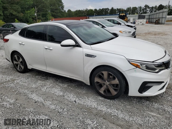 2019 Kia Optima LX with VIN 5XXGT4L35KG368419, listed as a Copart auction lot 59683315 with 80,449 mi miles and Salvage title. Bid and sale history available at DreamBid. Image 4.