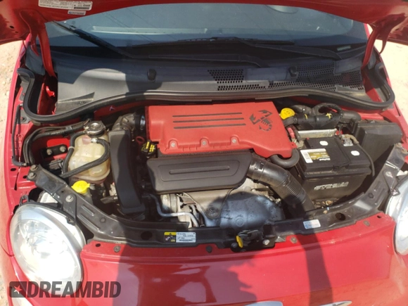 2013 FIAT 500 Abarth with VIN 3C3CFFJH0DT648891, listed as a Copart auction lot 69580054 with 69,507 mi miles and Salvage Title. Bid and sale history available at carsss.com. Image 11.