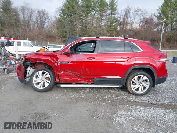 2021 Volkswagen Atlas SEL with VIN 1V2BE2CA7MC209782, listed as a IAAI auction lot 41148446 with 38,099 mi miles and . Bid and sale history available at DreamBid. Image 14.