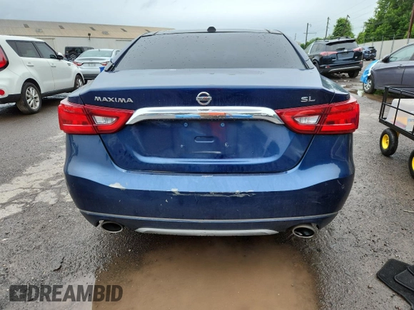 2017 Nissan Maxima S with VIN 1N4AA6AP7HC442810, listed as a Copart auction lot 61164225 with 279,380 mi miles and Salvage title. Bid and sale history available at DreamBid. Image 6.