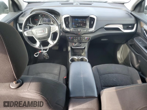 2019 GMC Terrain SLE with VIN 3GKALMEV8KL244030, listed as a Copart auction lot 53660025 with 142,220 mi miles and Salvage title. Bid and sale history available at DreamBid. Image 8.
