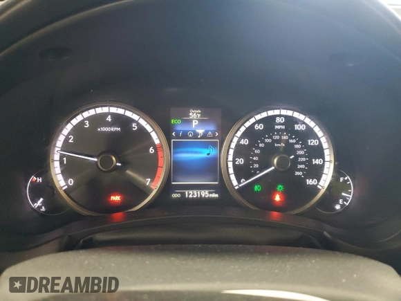 2015 Lexus NX 200t with VIN JTJBARBZ2F2027524, listed as a Copart auction lot 50385825 with 123,195 mi miles and Salvage Title. Bid and sale history available at DreamBid. Image 9.