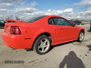 2000 Ford Mustang GT with VIN 1FAFP42X2YF313976, listed as a Copart auction lot 46873555 with 104,218 mi miles and Non Repairable. Bid and sale history available at carsss.com. Image 3.