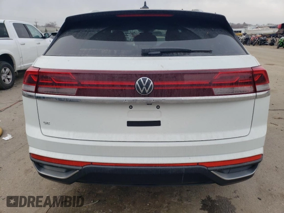 2024 Volkswagen Atlas SE с VIN 1V2DE2CA0RC244941, выставлен на аукционе Copart как лот 84553054 с пробегом 9 миль миль и Списание • Salvage title. История ставок и продаж доступна на DreamBid. Изображение 6.