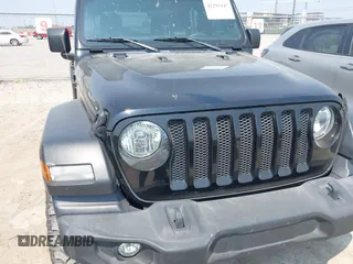 2018 Jeep Wrangler Unlimited Sport S z VIN 1C4HJXDG4JW191470, wystawiony jako IAAI lot #42295447 z przebiegiem 129 024 mil mil oraz . Historia ofert i sprzedaży dostępna na DreamBid. Obrazek 19.