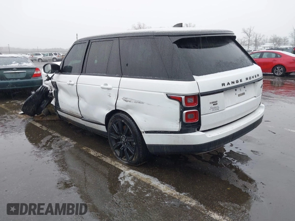 2021 Land Rover Range Rover Westminster with VIN SALGS2RUXMA438253, listed as a IAAI auction lot 41497073 with 52,087 mi miles and . Bid and sale history available at DreamBid. Image 3.