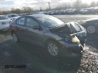 2012 Mazda 3 i Touring with VIN JM1BL1V88C1597739, listed as a Copart auction lot 86555454 with 111,309 mi miles and Salvage Title. Bid and sale history available at DreamBid. Image 4.