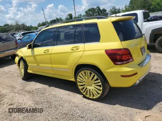 2015 Mercedes-Benz GLK 350 with VIN WDCGG5HB9FG353182, listed as a Copart auction lot 60457114 with 115,118 mi miles and Salvage Title. Bid and sale history available at DreamBid. Image 2.