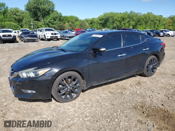 2016 Nissan Maxima SR with VIN 1N4AA6AP1GC446804, listed as a Copart auction lot 53394825 with 226,421 mi miles and Salvage title. Bid and sale history available at DreamBid. Image 1.