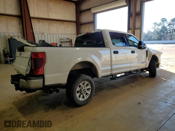 2022 Ford Super Duty F-250 SRW XL with VIN 1FT7W2BT1NEE58379, listed as a Copart auction lot 42942975 with 0 mi miles and Salvage Title. Bid and sale history available at carsss.com. Image 3.