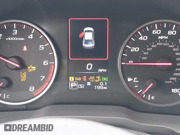 2025 Subaru WRX Limited z VIN JF1VBAN66S8802226, wystawiony jako IAAI lot #42499790 z przebiegiem 199 mil mil oraz . Historia ofert i sprzedaży dostępna na DreamBid. Obrazek 15.