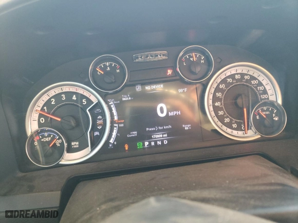 2015 Ram 2500 Laramie with VIN 3C6UR5FL5FG696484, listed as a Copart auction lot 86788214 with 170,909 mi miles and Salvage Title. Bid and sale history available at carsss.com. Image 9.