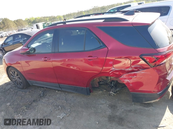 2023 Chevrolet Equinox RS with VIN 3GNAXMEG7PS123060, listed as a IAAI auction lot 42016289 with 59,964 mi miles and . Bid and sale history available at DreamBid. Image 14.